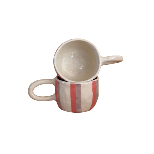 candy stripe mug