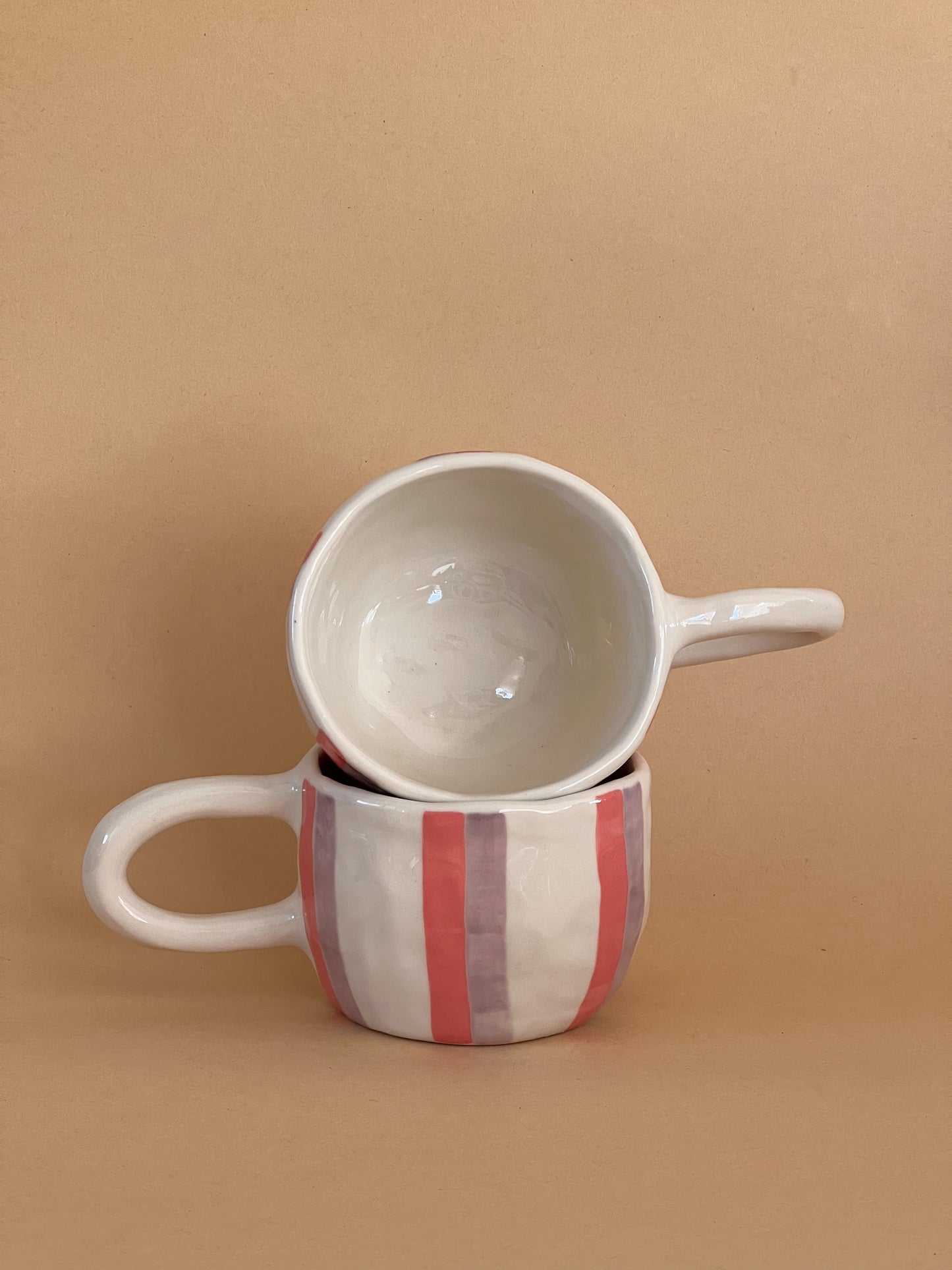 candy stripe mug